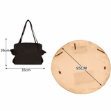 Moonval 2-in-1 Convertible Picnic Blanket Bag, Foldable Waterproof Outdoor Tote Mat