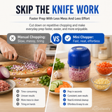Moonval Wireless Electric Food Chopper, USB Rechargeable Mini Food Processor for Garlic & Vegetables