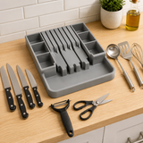 Moonval Multifunction Kitchen Organizer, Countertop Storage Rack for Spices, Utensils & Cooking Essentials