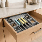 Moonval Multifunction Kitchen Organizer, Countertop Storage Rack for Spices, Utensils & Cooking Essentials