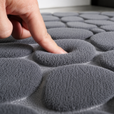 Moonval 3-Piece Bathroom Rug Set, Ultra-Soft Absorbent Non-Slip Mats for Shower, Toilet & Vanity