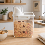 Moonval 1600ml Food Storage Container, Airtight Kitchen Storage Box for Dry Food & Meal Prep