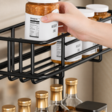 Moonval Magnetic Kitchen Organizer, Fridge Storage Rack with Paper Towel Holder & Utility Hooks
