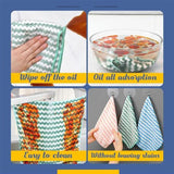 Moonval Microfiber Cleaning Cloths, Reusable Absorbent Kitchen Dish & Surface Towels
