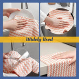 Moonval Microfiber Cleaning Cloths, Reusable Absorbent Kitchen Dish & Surface Towels