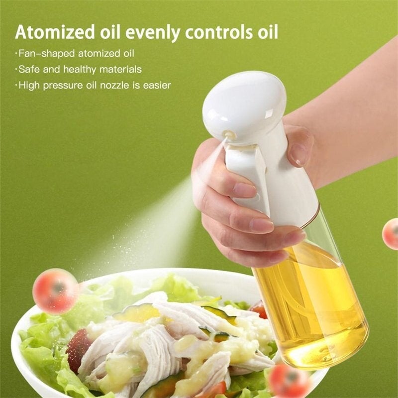 Moonval Oil Spray Bottle, Leak-Resistant Fine Mist Sprayer for BBQ, Cooking and Salads