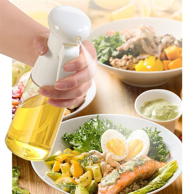 Moonval Oil Spray Bottle, Leak-Resistant Fine Mist Sprayer for BBQ, Cooking and Salads