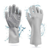 Moonval Multifunction Cleaning Gloves, Reusable Household Scrubbing Gloves for Kitchen & Bathroom