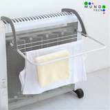 Moonval Foldable Clothes Drying Rack, Portable Collapsible Laundry Drying Stand for Indoor & Outdoor Use