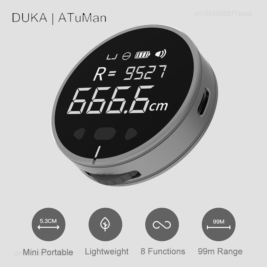 Moonval Electronic Measuring Tape, High-Precision Digital Measuring Roller with LCD Display
