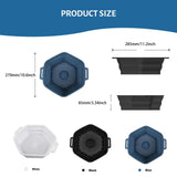 Moonval Foldable Ice Bath Tub, Portable Silicone Cold Plunge & Outdoor Shower for Recovery