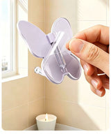 Moonval Butterfly Wall Hanger, Rotating Hooks for Keys, Towels, Clothes and Bags