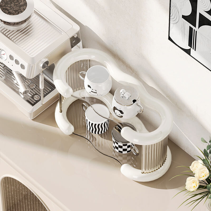Moonval 3-Tier Storage Organizer, Space-Saving Countertop Shelf for Kitchen, Bathroom & Vanity