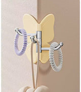 Moonval Butterfly Wall Hanger, Rotating Hooks for Keys, Towels, Clothes and Bags