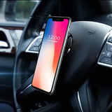 Moonval 360° Steering Wheel Phone Holder, Magnetic Car Mount for Safe Hands-Free Driving