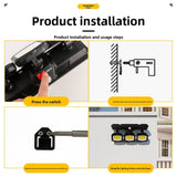 Moonval Solar Motion Sensor Wall Light, 3-Head LED Security Light with USB-C Charging