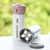 Moonval 4-in-1 Travel Dispenser Bottle, Leakproof Refillable Toiletry Container for Shampoo, Lotion & Soap