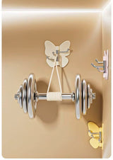 Moonval Butterfly Wall Hanger, Rotating Hooks for Keys, Towels, Clothes and Bags