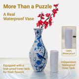 Moonval 3D Puzzle Vase, DIY Flower Vase Building Kit for Home Décor & Creative Display