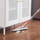 Moonval 2-in-1 Silicone Broom Sweeper with Rubber Squeegee, Multi-Surface Floor Cleaner