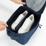 Moonval 3-in-1 Travel Shoe Storage Bag, Waterproof Organizer with Handle & Divider