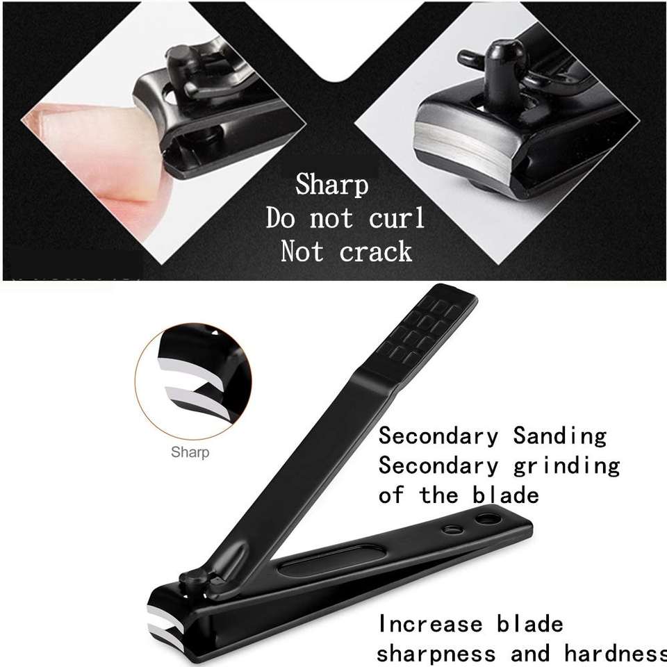 Moonval Manicure Set, Stainless Steel Nail Clipper & Grooming Kit with Travel Storage Case