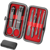 Moonval Manicure Set, Stainless Steel Nail Clipper & Grooming Kit with Travel Storage Case