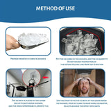 Moonval Foldable Ice Bath Tub, Portable Silicone Cold Plunge & Outdoor Shower for Recovery