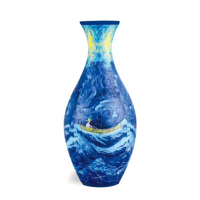 Moonval 3D Puzzle Vase, DIY Flower Vase Building Kit for Home Décor & Creative Display