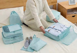 Moonval 7-Piece Travel Packing Cubes Set, Luggage Organizer Bags with Mesh & Shoe Bag