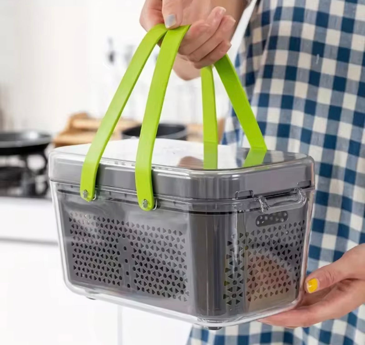 Moonval 16-Piece Vegetable Cutter Set, Multifunction Food Chopper with Storage Container