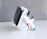 Moonval Astronaut Phone Stand, Cute Desktop Mobile Holder for Hands-Free Viewing