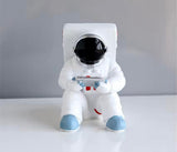 Moonval Astronaut Phone Stand, Cute Desktop Mobile Holder for Hands-Free Viewing