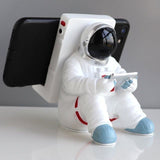 Moonval Astronaut Phone Stand, Cute Desktop Mobile Holder for Hands-Free Viewing