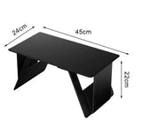 Moonval Foldable Laptop Desk, Portable Bed Tray Table with Magnetic Folding Legs