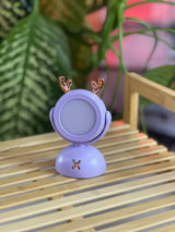 Moonval USB Rechargeable Mini Desk Lamp, Adjustable LED Night Light with Cute Animal Design