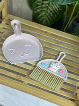 Moonval Mini Desktop Dustpan & Brush Set, Cute Sanrio-Inspired Desk Cleaning Brush