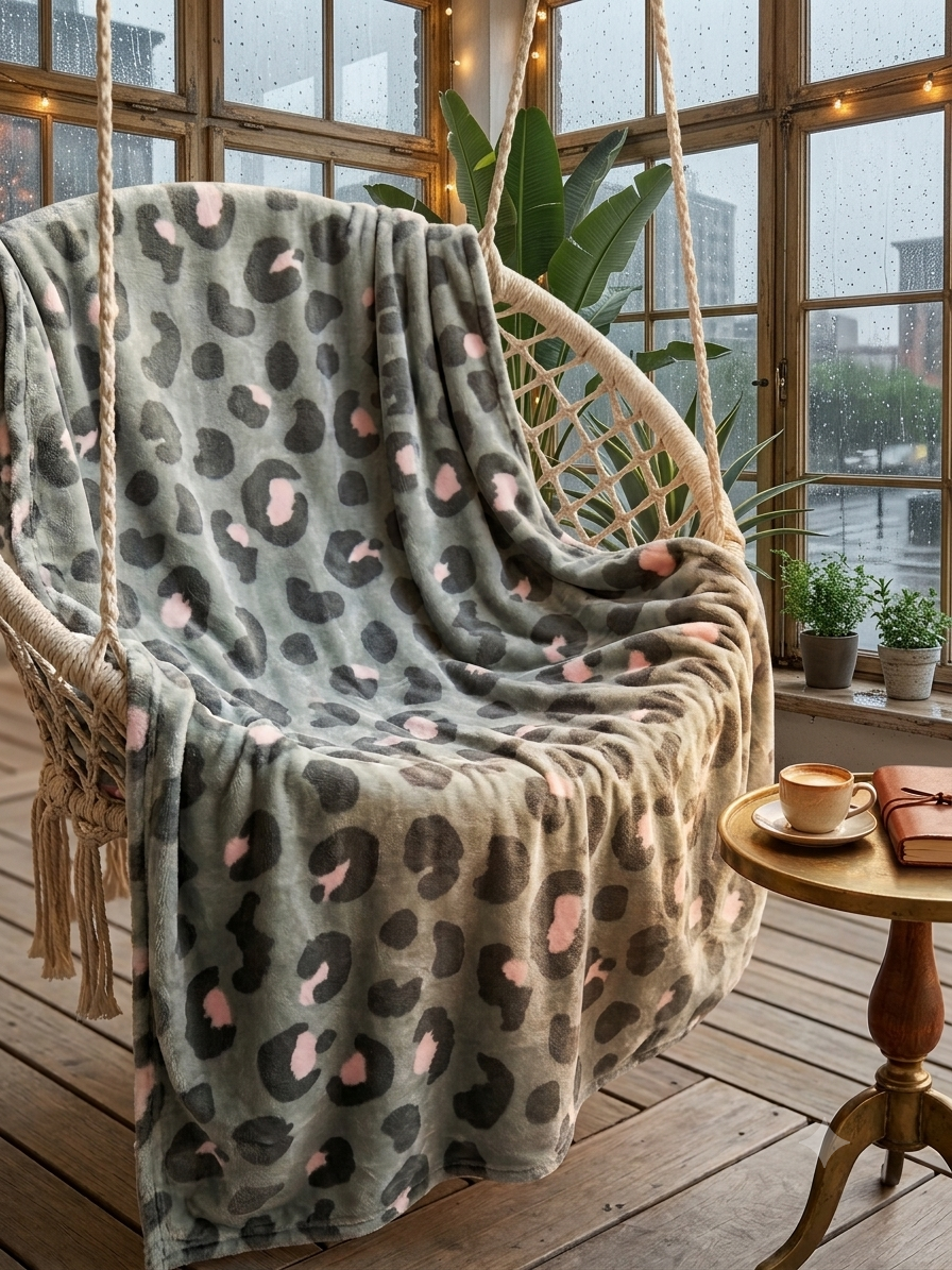 Moonval Premium Fleece Throw Blanket, 1000GSM Soft Plush Cozy Blanket 200 × 140 cm