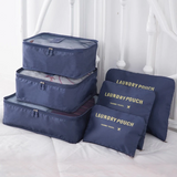 Moonval Travel Packing Cubes, 6-Piece Luggage Organizer Set for Clothes, Shoes & Travel Essentials