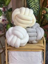 Moonval Knot Throw Pillow, Soft Plush Decorative Cushion for Sofa, Bed & Living Room