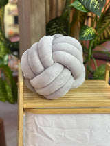 Moonval Knot Throw Pillow, Soft Plush Decorative Cushion for Sofa, Bed & Living Room