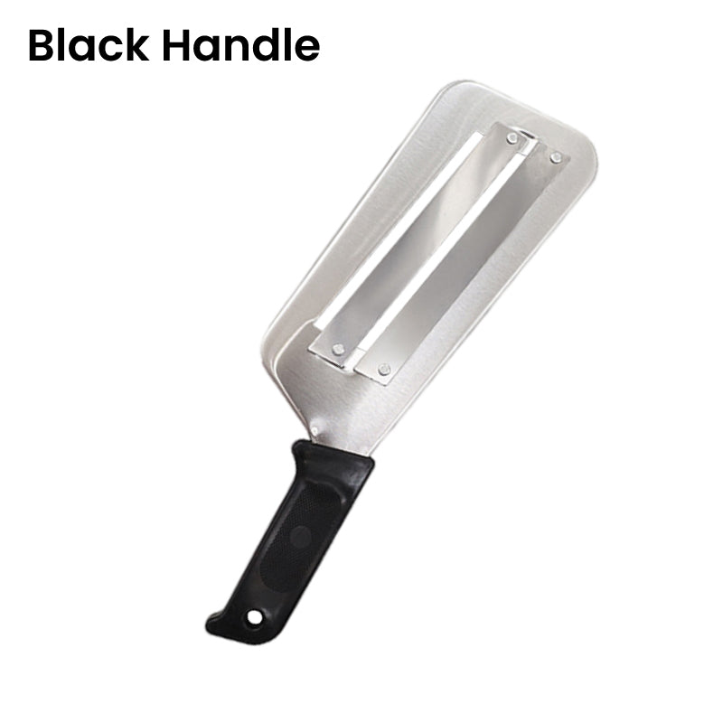 Moonval Double-Layer Stainless Steel Food Cutter, Multifunction Kitchen Chopper for Vegetables & Herbs