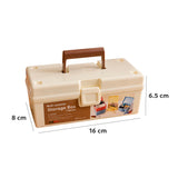 Moonval Multi-Purpose Sewing Organizer Box, Portable Storage Case for Threads, Needles & Sewing Supplies