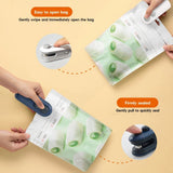 Moonval 2-in-1 Mini Bag Heat Sealer & Cutter, Rechargeable Food Storage Bag Sealing Tool