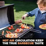 Moonval Non-Stick BBQ Grill Mesh Mat, Reusable Cut-to-Fit Grilling & Baking Liner