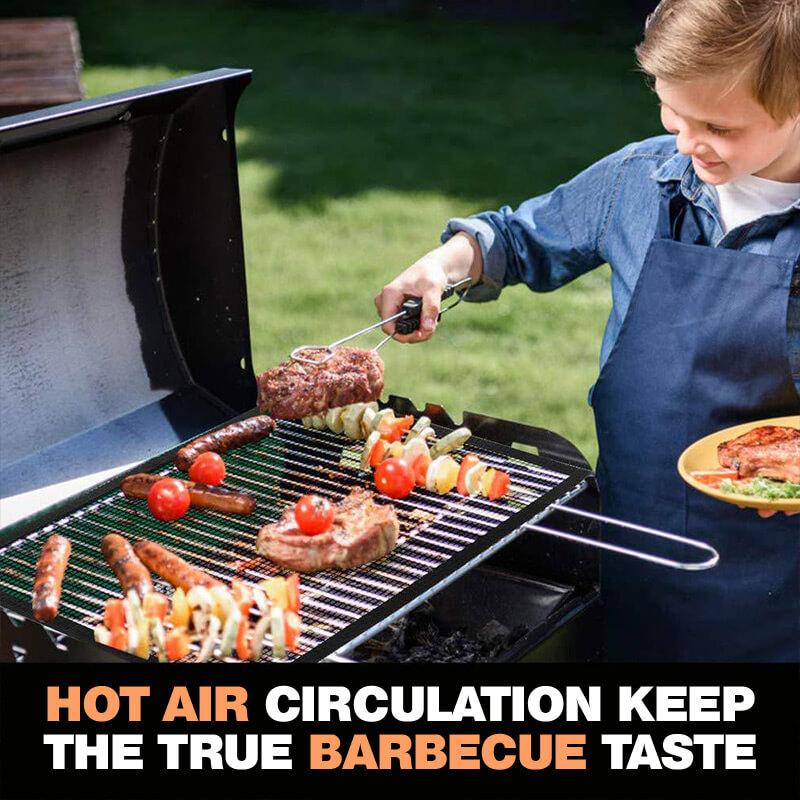 Moonval Non-Stick BBQ Grill Mesh Mat, Reusable Cut-to-Fit Grilling & Baking Liner