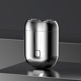 Moonval Mini Electric Shaver, USB Rechargeable Waterproof Portable Razor for Home, Car & Travel