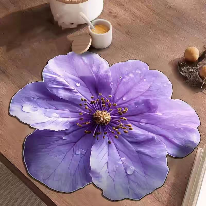 Moonval Kitchen Countertop Mat, Absorbent Quick-Dry Flower Dish Drying & Spill Mat