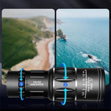 Moonval High-Power Monocular Telescope, Portable Waterproof Zoom Scope for Bird Watching & Hiking