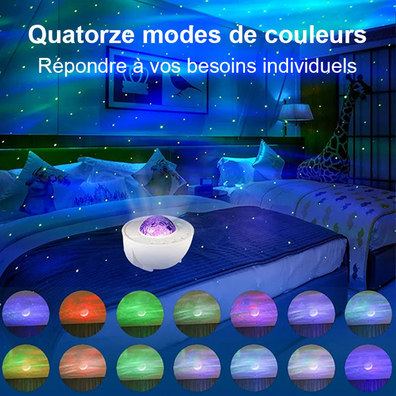 Moonval Starry Sky Projector, LED Galaxy Night Light with Ambient Lighting & Remote Control